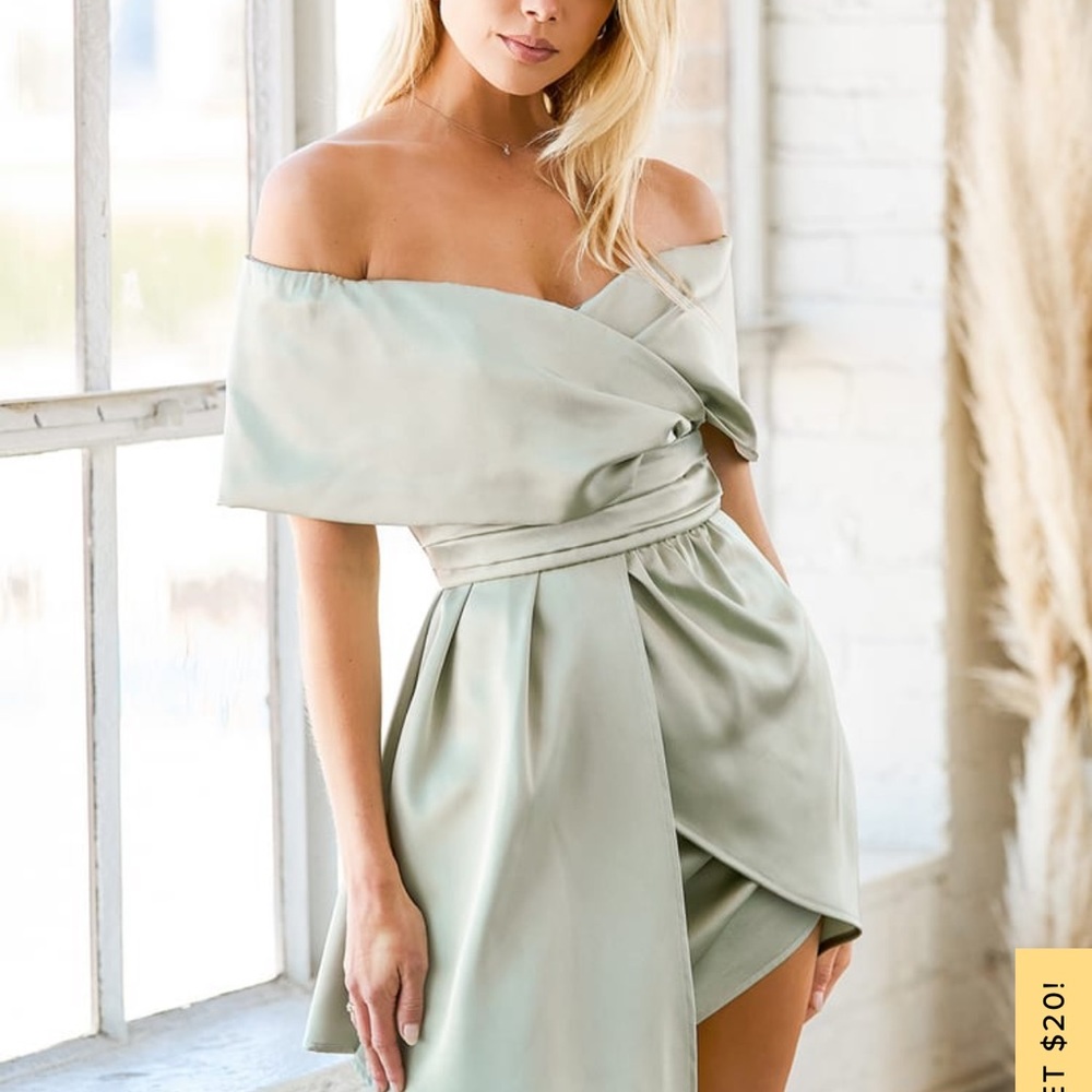 Lulu’s off the shoulder dress